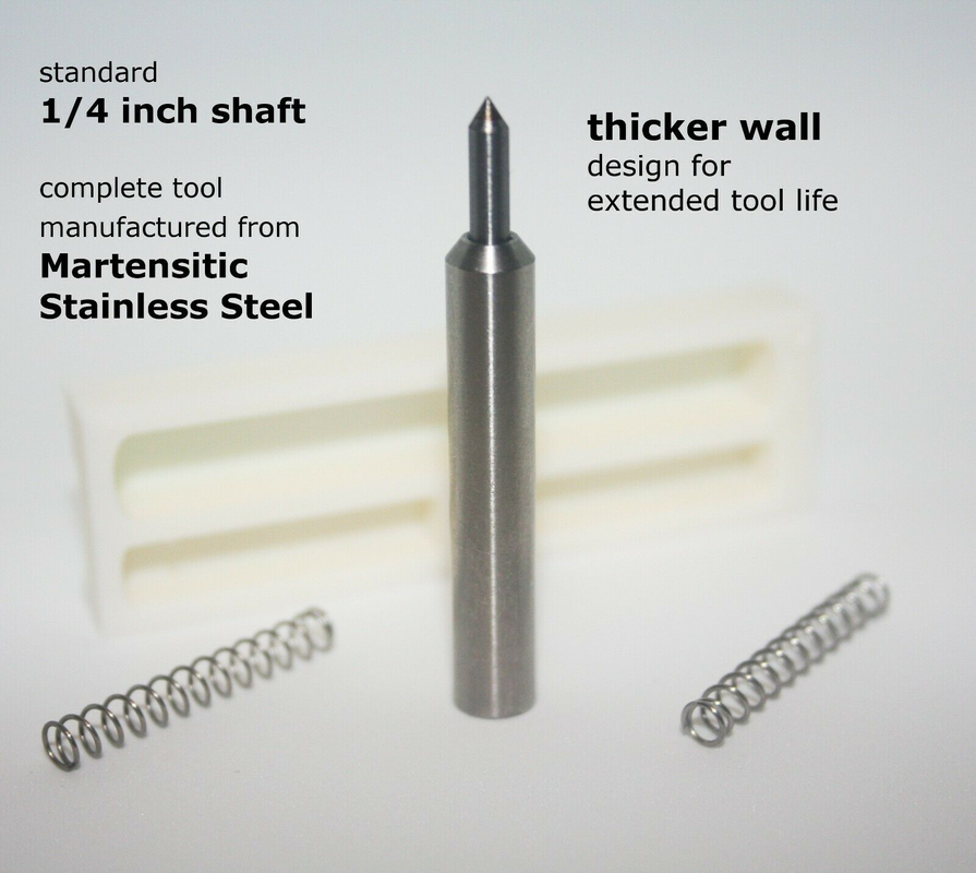 DIAMOND/TUNGSTEN ENGRAVING TIPS FOR SPRING LOADED DRAG ENGRAVING TOOL 